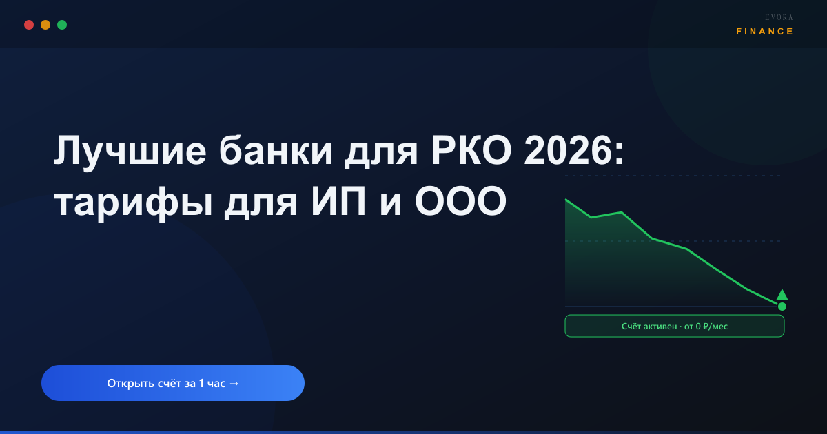 Лучшие банки для РКО 2026